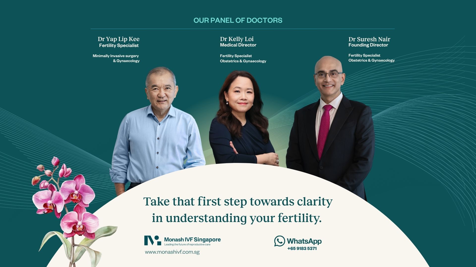 3 Fertility specialists. IVF